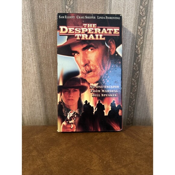 The Desperate Trail VHS Sam Elliott, Craig Sheffer, Linda Fiorentino Wild West - Picture 1 of 7